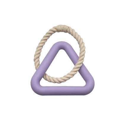 Exquisite Large Triangular Pull Ring, Bite-resistant And Wear-resistant Cotton Rope Pull Ring Toy Fully Interacts With Pets