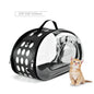 Foldable Cat Bag Breathable Portable Pet Carrier Bag Outdoor Travel Handbag for Cat Dog