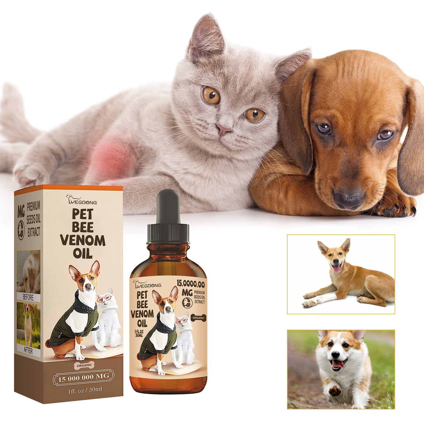 Bee Venom Joint Water Dogs And Cats Joint Care Relieve Pet Joint Pain