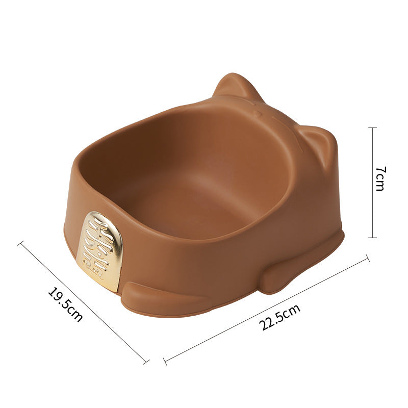 Pet Food Bowl Anti-Choking Cat Feeder Bowl Cat Neck Protection Food Bowl Raised Pet Cat Dog Food Bowls, Pet Food Bowls With Anti Slip Rubbers, Anti-Vomiting Prevent Choking