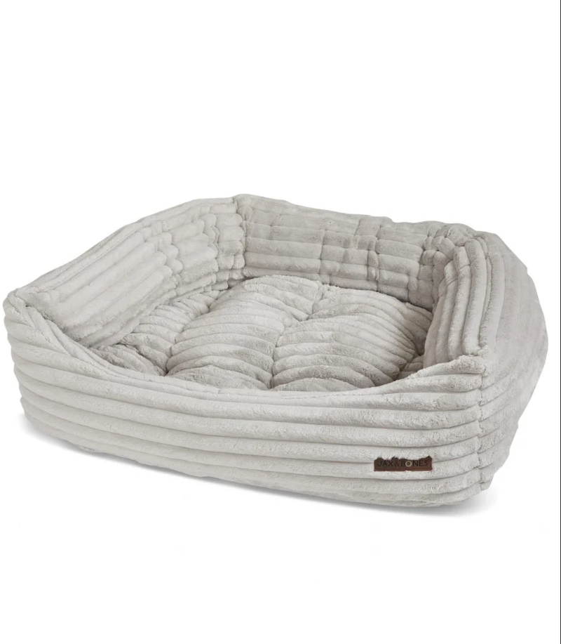 Napper Dog Bed in Luna Grey (Custom/Direct-Ship) (Made in the USA)