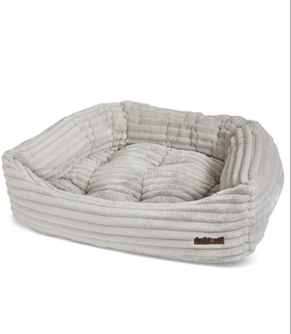 Napper Dog Bed in Luna Grey (Custom/Direct-Ship) (Made in the USA)