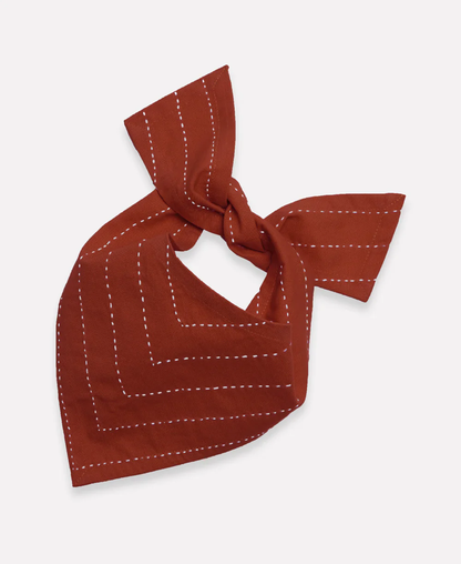 Arrow Dog Bandana in Rust