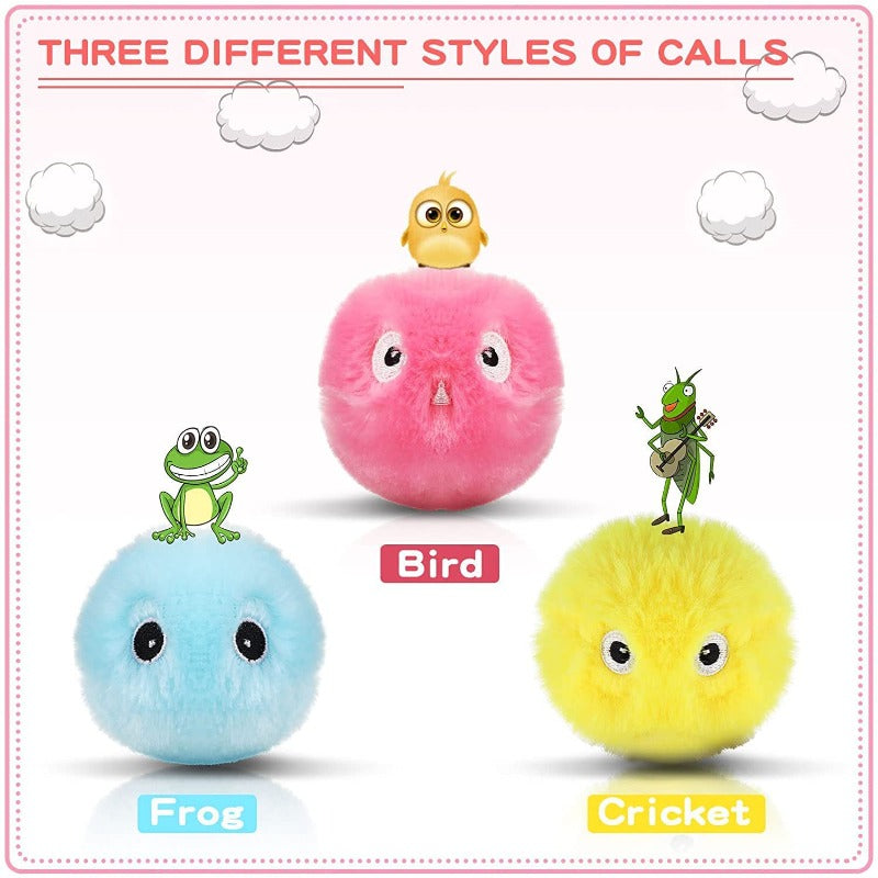 Summon Cat And Dog Toy Ball Interactive Gravity Ball Pet Supplies Cat Toy Bird Call Ball To Attract Pets