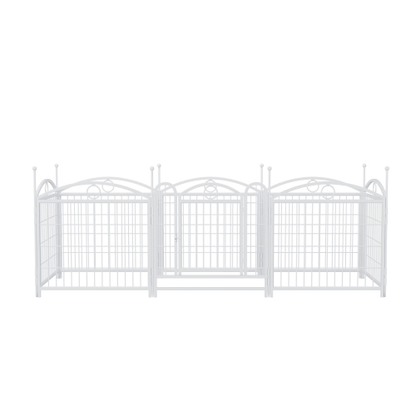 Dog Playpen Indoor 24 Inch 8 Panel Metal Dog Playpen