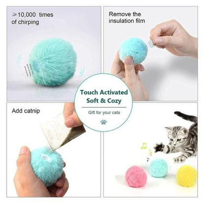 Summon Cat And Dog Toy Ball Interactive Gravity Ball Pet Supplies Cat Toy Bird Call Ball To Attract Pets