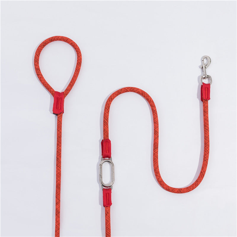 Liberation Of Hands Running Dog Leash Diagonally Across The Dog Leash Explosion-proof Chain For Large And Medium-sized Dogs