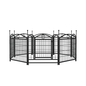 Dog Playpen Indoor 24 Inch 8 Panel Metal Dog Playpen